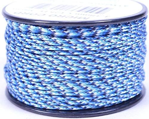 BORED? PARACORD! Nylon Micro Cord - 125 or 1000 Foot Spool Options - 70+ Colors and Patterns - 1.18mm Cord