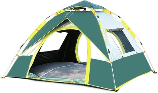 axGear Camping Tent Waterproof Windproof Dome Hiking Tent 2 to 4 People Family