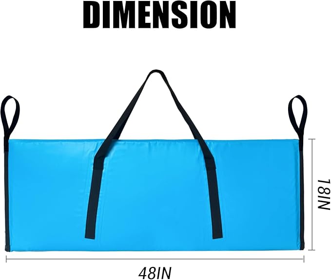 Buffalo Gear Insulated Fish Cooler Bag 40x18in 48x18in Leakproof Kill Bag Portable Waterproof Keep Ice Cold More Than 24 Hours