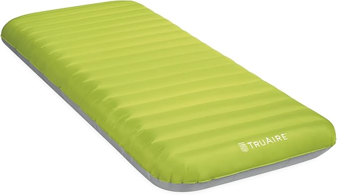 Intex 64097EP TruAire Luxury Camping Mat: Inflatable Sleeping Pad – Durable Outdoor Use – Puncture-Resistant – Includes QuickFill Air Pump – 300lb Weight Capacity