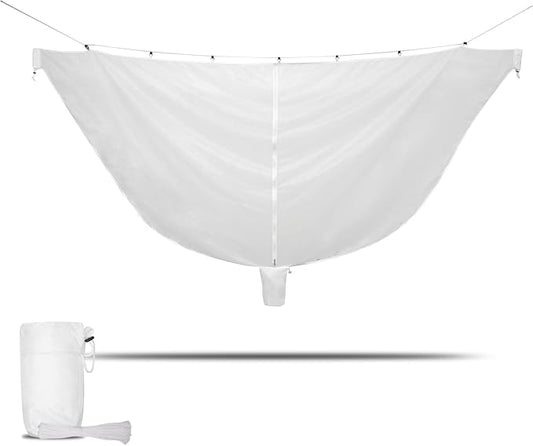 ISAGAPOY Hammock Mosquito Net - Lightweight, Portable, Easy Setup - Fits All Camping Hammocks