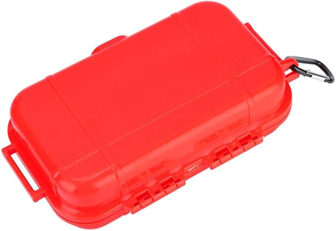 Tbest Waterproof Dry Box Airtight Outdoor Shockproof Storage Case Multipurpose Carry Box Container Inner Rubber Pad Detachable 4 Colors