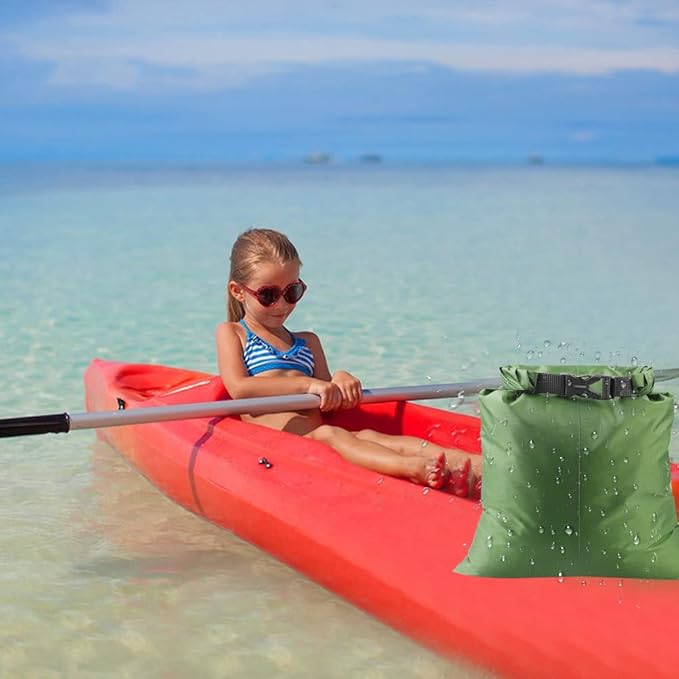 Pimoys 5 Pack Waterproof Dry Sacks, Lightweight Outdoor Dry Bags Ultimate Dry Bags for Kayaking Rafting Boating Camping (1.5L, 2.5L, 3.5L, 4.5L, 6L)