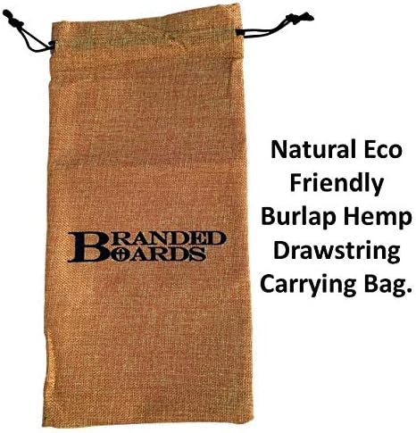 Portable Bushcraft Stainless BBQ Cooking Grill Grate, Bamboo Cutting Board, Burlap Bag, Mini Knife, Fire Starter Kits. Camping, Campfires, Backpacking, Hunting & Fishing Gear