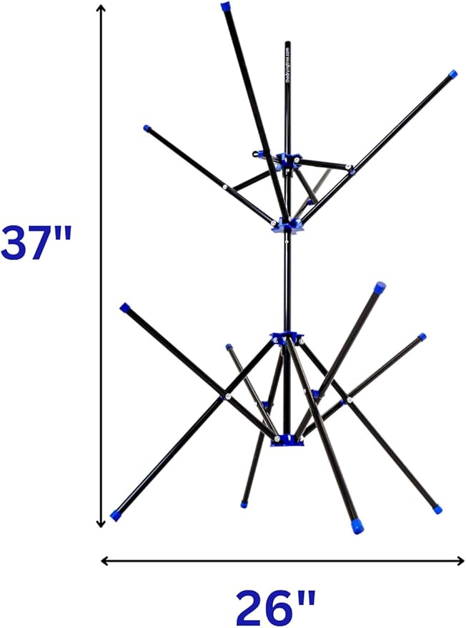 Hockey Gear Drying Rack - Heavy Duty Aluminum Collapsible Portable Sports Gear Drying Rack - Tree - Hockey Equipment Drying - Hockey Gifts