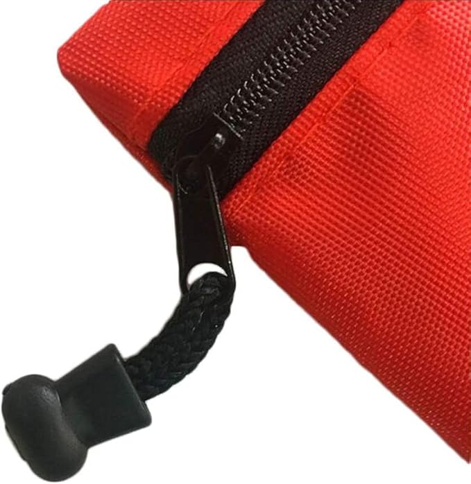 AOUTACC 6 Pack Empty First Aid Bag, Mini Travel Empty First Aid Kit Pouch Bag for Emergency at Home, Office, Car, Outdoors, Boat, Camping, Hiking(Bag Only)