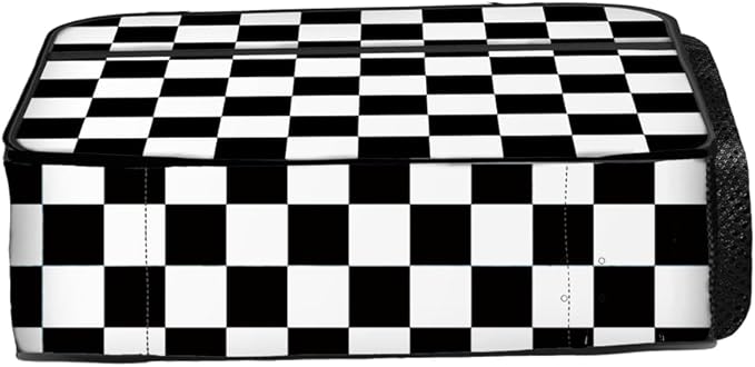 Checkered Lunch Bag Reusable Insulated Lunch Box Keep Food Cooler Thermal Lunch Tote for Women Men