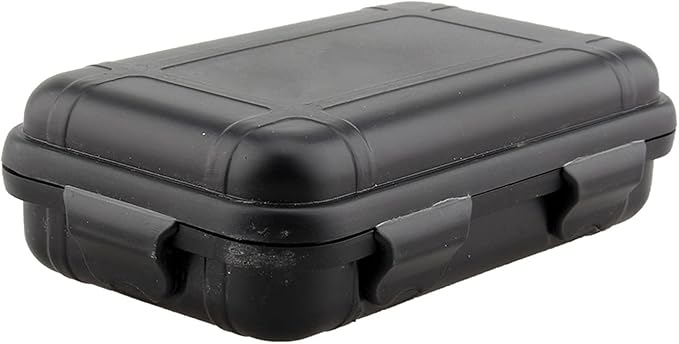 QqmoraStorage Case , Portable Sealed Case Impact Wear Shockproof Box GoodPerformance Save Dry for Camping Fishing