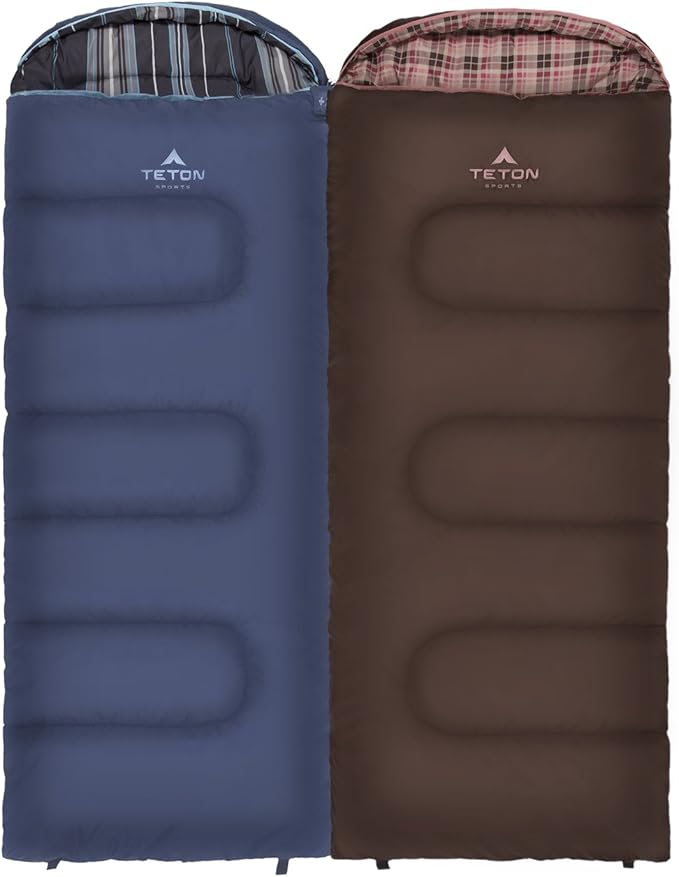 Teton Junior, 20 Degree and 0 Degree Sleeping Bags. Finally, Sleeping Bag for Boys, Girls, All Kids, Warm and Comfortable, for All Camping Weather and Built to Last