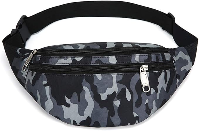 Fanny Pack for Men & Women, Fashion Waterproof Waist Packs with Adjustable Belt, Casual Bag Bum Bags for Travel Sports Running.