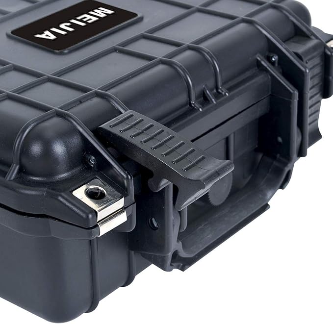 MEIJIA Portable All Weather IP67 Waterproof Protective Case,Hard Camera Case,Dry Case with Customizable Foam,Fit Use Of Drones,Camera,Equipments,10.62 x9.68x4.87inches