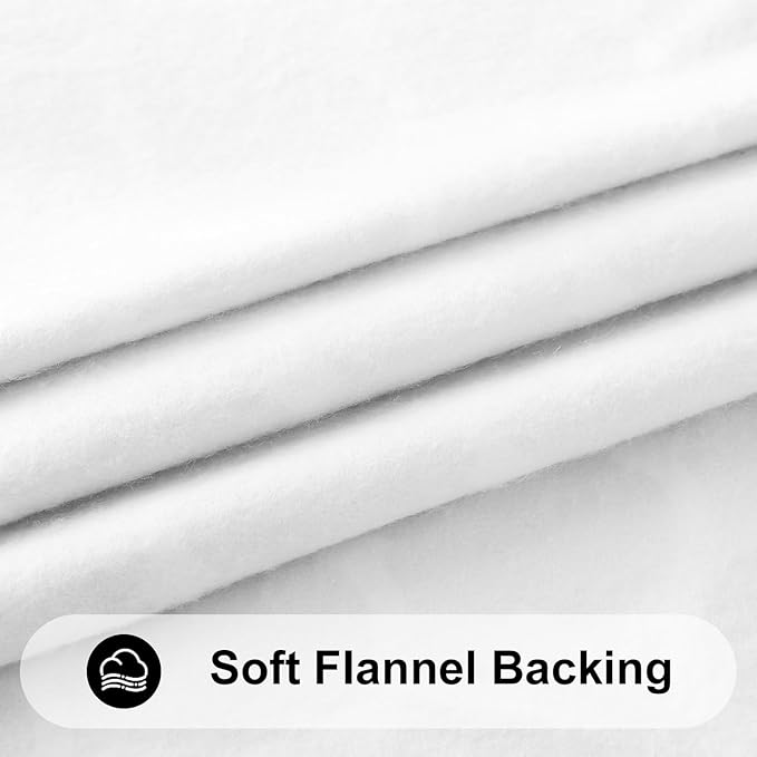 Smiry Rectangle Picnic Table Cover, Waterproof Elastic Fitted Camping Tablecloths for 5 Foot Tables, Wipeable Flannel Backed Vinyl Tablecloth Protector for Indoor, Outdoor (Black, 30x60 Inches)