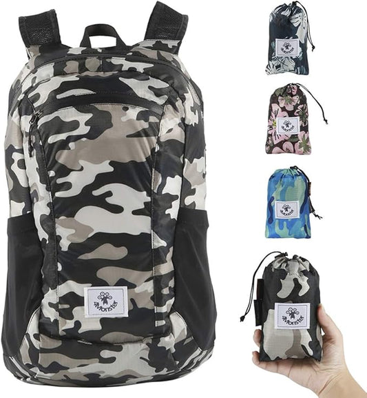 4Monster Hiking Daypack,Water Resistant Lightweight Packable Backpack for Travel Camping Outdoor