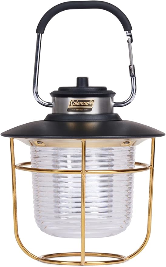 Coleman 1900 Collection 200 Lumens Premium LED Lantern, Durable Impact & Water-Resistant Lantern with Adjustable Brightness Settings & Carry Handle