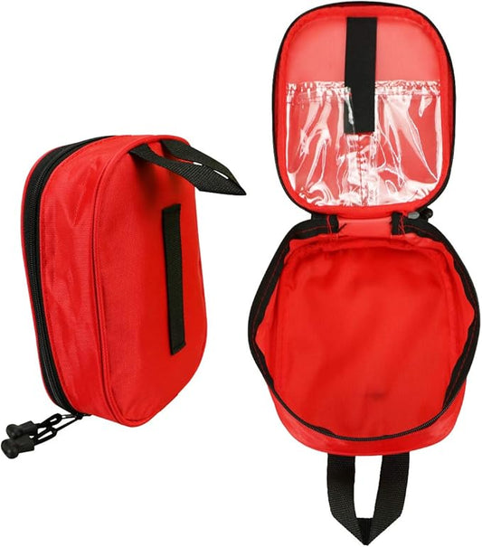 AOUTACC Nylon First Aid Kit Empty, Travel Empty First Aid Kit Pouch Bag for Emergency at Home, Office, Car, Outdoors, Boat, Camping, Hiking(Bag Only)