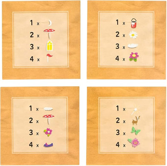 Tiger Tribe: Magic Water Painting World - Fairy Garden - 4 Reusable Cards, Scene Reveal, Mess-Free Water Coloring, Seek & Find Activities, Kids Age 1+