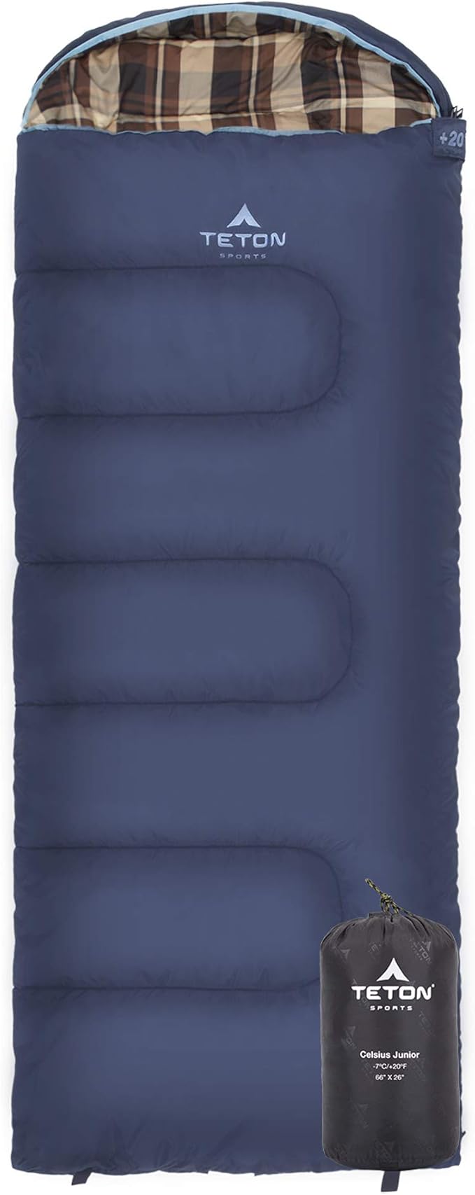 Teton Junior, 20 Degree and 0 Degree Sleeping Bags. Finally, Sleeping Bag for Boys, Girls, All Kids, Warm and Comfortable, for All Camping Weather and Built to Last