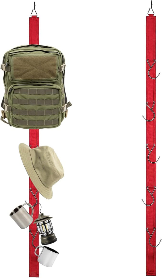 Hockey Drying Rack,Hockey Equipment Gear Drying Rack,Portable Sports Gear Organizer Hanging Straps with 5 Hooks,Ice Goalie Hockey Gifts For Boys Football Baseball Catcher.Outdoor Camping Must Haves