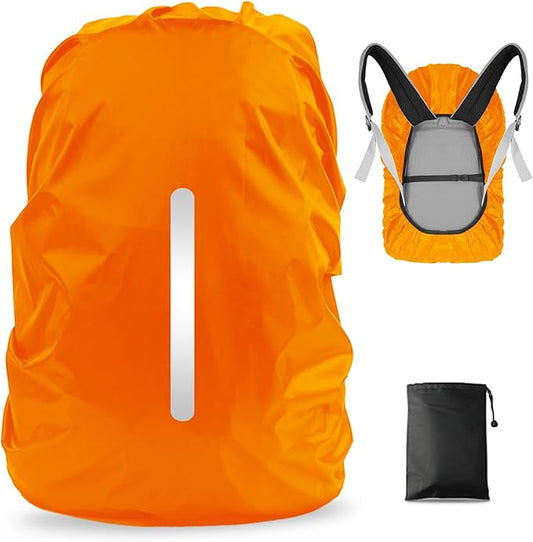 LAMA Waterproof Rain Cover for Backpack, Backpack Rain Cover with Reflective Strip and Antislip Cross Buckle Strap, Ultralight Compact Portable, for Cycling, Hiking, Camping, Traveling