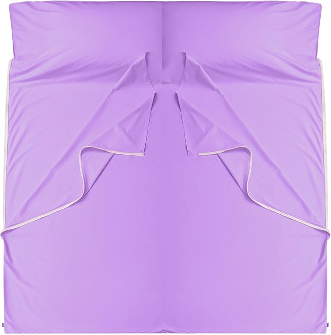 Brand - GANNAFEE Cotton Sleeping Bag Liner with Zipper - 100% Cotton Travel Sheet Sleep Sack Adult - Travel Sleeping Bag for Hotels Camping Hiking