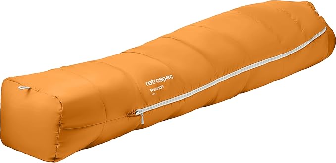 Retrospec Dream Sleeping Bag - 5, 15, 30 Mummy for Camping, Insulated Cold Weather, Lightweight Stuff Sack, Water-Resistant, Adjustable Draw Cords, Adult