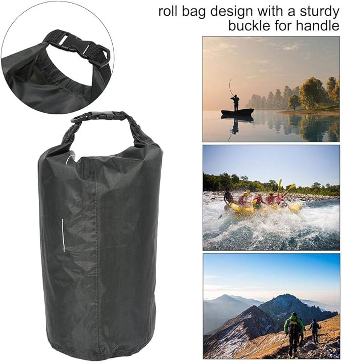 Dry Bag, Lightweight Dry Storage Bag Backpack, Portable Outdoor Activities Bag Pouch for Travel, Swimming, Boating, Kayaking, Camping and Beach (8L)