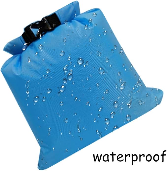 Pimoys 6 Pack Waterproof Dry Bags, Lightweight Outdoor Dry Sacks Ultimate Dry Bags for Kayaking Rafting Boating Camping (1.5L, 2.5L, 3L, 3.5L, 5L, 8L)