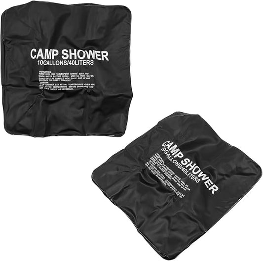 40L Foldable Solar Shower Bag Hot Water Bag Large Capacity Shower Bag Bath Bag for Outdoor Camping Travel Hiking