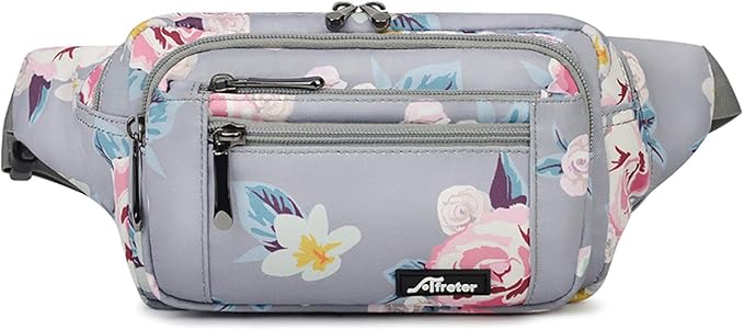 Fanny Pack for Men&Women Waterproof Waist Pack Bag Hip Bum Bag with Rain Cover Adjustable Strap for Sports Outdoors Workout Running Traveling Hiking Cycling Dog Walking Casual Fishing