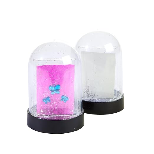 Colorations Create Your Own Snow Globe Kids Craft Kit, Set of 12, Create a Keepsake, Ideal Mothers Day or Fathers Day Gift, Birthday or Holiday, Can Be Personalized & Individually Designed