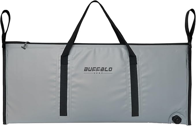 Buffalo Gear Insulated Fish Cooler Bag 40x18in 48x18in Leakproof Kill Bag Portable Waterproof Keep Ice Cold More Than 24 Hours