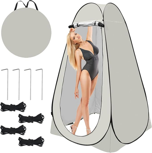 Pop Up Privacy Tent Shower Tent Changing Tent Portable Outdoor Camping Bathroom Toilet Tent Changing Dressing Room Privacy Shelters Room for Hiking and Beach Sun Shelter Picnic Fishing- Waterproof