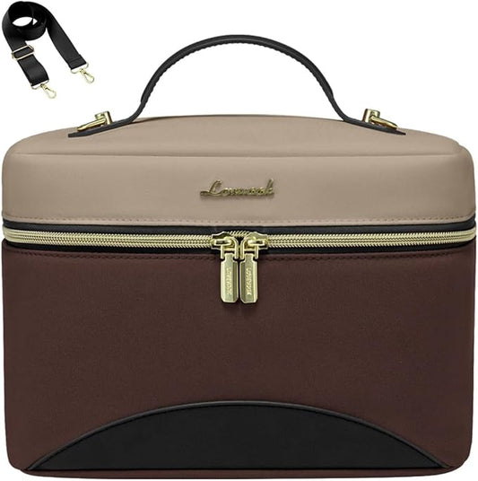 LOVEVOOK Lunch Box for Women,Large Adult Insulated Lunch Bag for Women,Leakproof Cooler Bag for Office Picnic Hiking Beach,Lunch Tote Bag with Adjustable Shoulder Strap