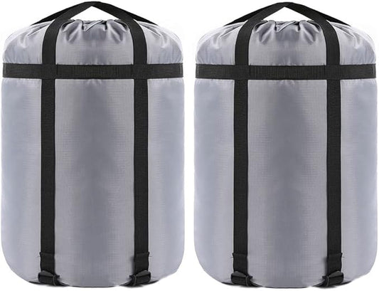 Compression Stuff Sack, 24L/36L/46L Sleeping Bags Storage Stuff Sack Organizer Waterproof Camping Hiking Backpacking Bag for Travel - Great Sleeping Bags Clothes Camping