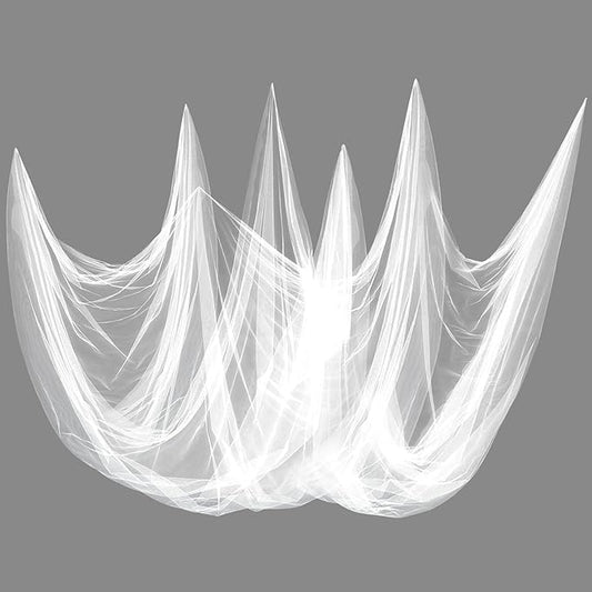 Mosquito Net for Patio - 10Ft x 40Ft for Each Garden Mesh Screen Barrier, Super Dense Patio Netting for Balcony Porch Protecting Your Skin Plants Vegetables DIY (White)