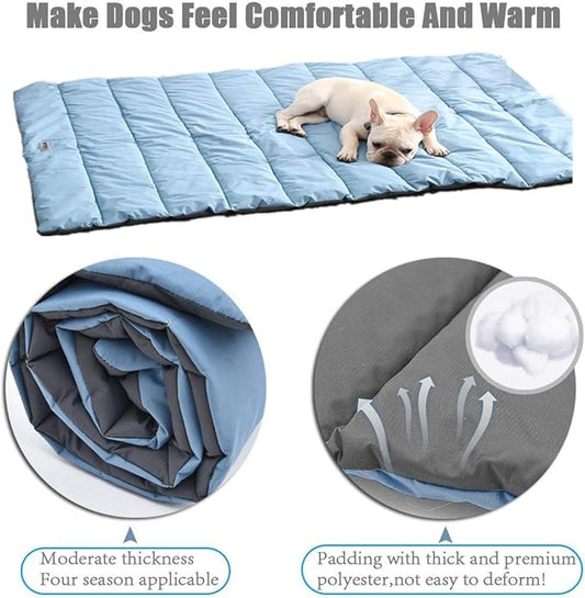 Outdoor Dog Bed, Waterproof, Washable, Large Size, Durable, Water Resistant, Portable and Camping Travel Pet Mat 51X35