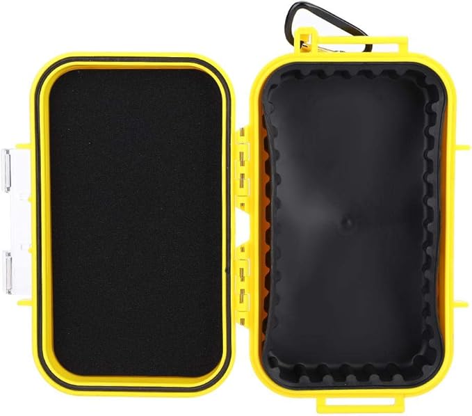 Tbest Waterproof Dry Box Airtight Outdoor Shockproof Storage Case Multipurpose Carry Box Container Inner Rubber Pad Detachable 4 Colors