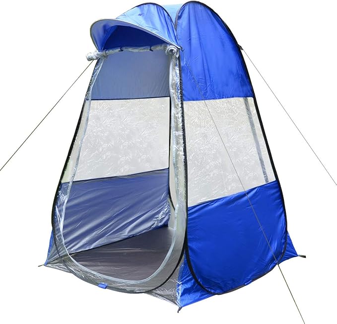 Sports Tent Weather Proof Pod, Sports Tent Pod Outdoor Lightweight Portable Instant Pop Up Shelter for Cold Weather, 1 Person, Fishing