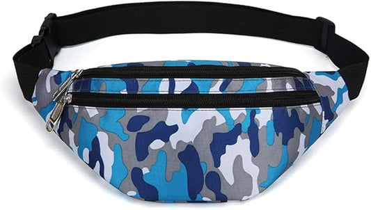 Fanny Pack for Men & Women, Fashion Waterproof Waist Packs with Adjustable Belt, Casual Bag Bum Bags for Travel Sports Running.