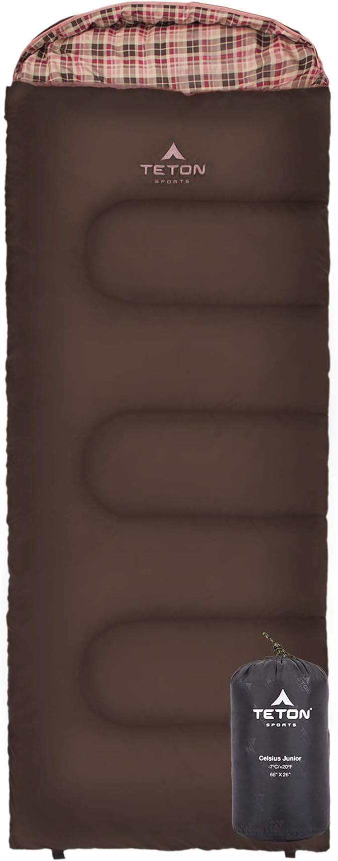 Teton Junior, 20 Degree and 0 Degree Sleeping Bags. Finally, Sleeping Bag for Boys, Girls, All Kids, Warm and Comfortable, for All Camping Weather and Built to Last