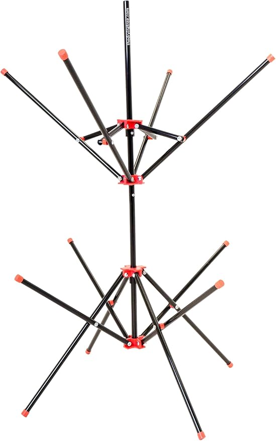 Hockey Gear Drying Rack - Heavy Duty Aluminum Collapsible Portable Sports Gear Drying Rack - Tree - Hockey Equipment Drying - Hockey Gifts