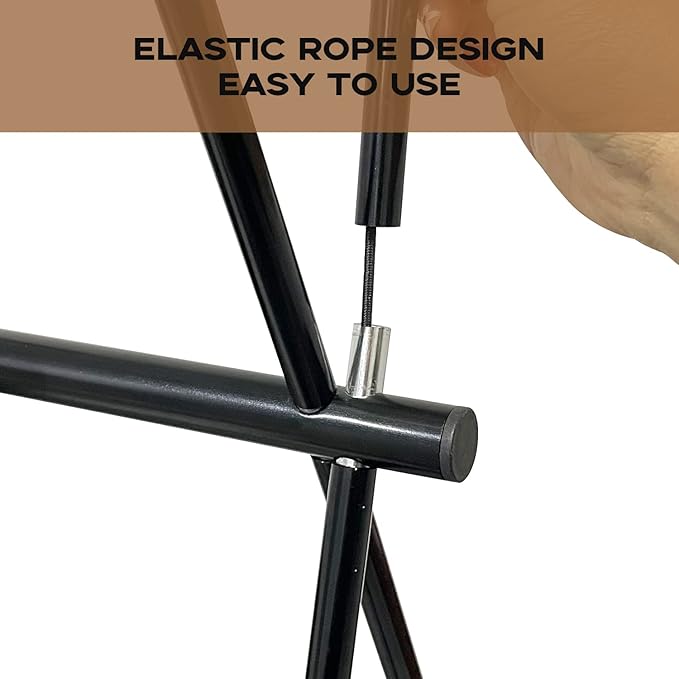 Sutekus Cookware Hanging Rack Collapsible Multifunction Camping Stand Outdoor Tools Hanging Organizer with Hooks (Large(40"X38"))