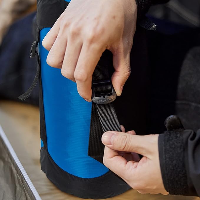 Compression Stuff Sack, 5L/8L/18L/25L/35L Lightweight Sleeping Bags Storage Compression Sack, More 40% Storage for Camping, Hiking, Backpacking Trip