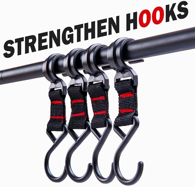 Foldable Tripod Camping Hanging Rack - 4 Hooks Outdoor Cookware Storage Portable, Outdoor Camping Folding Rack