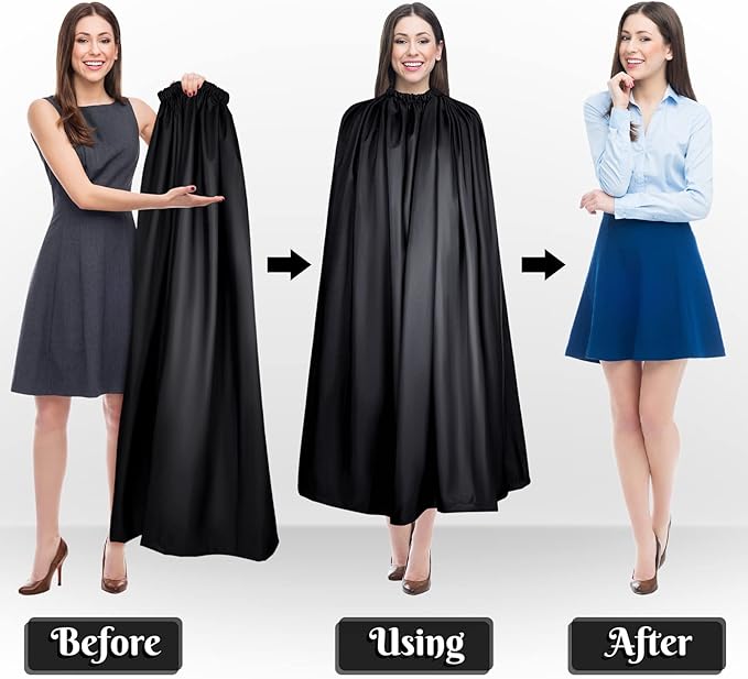 Chuarry Portable Changing Room Thick Changing Cover ups Instant Privacy Shelters Lightproof Beach Dressing Cover for Camping(1.2m)