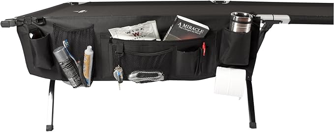 Teton Sports Cot Accessories - Keep Everything Clean, Off The Ground and Handy. Think of It As Your Cot Caddie. These Items Make Cot Camping Even Better.