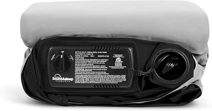 SoundAsleep Dream Series Luxury Air Mattress with ComfortCoil Technology & Built-in High Capacity Pump for Home & Camping- Double Height, Adjustable, Inflatable Blow Up, Portable - King Size