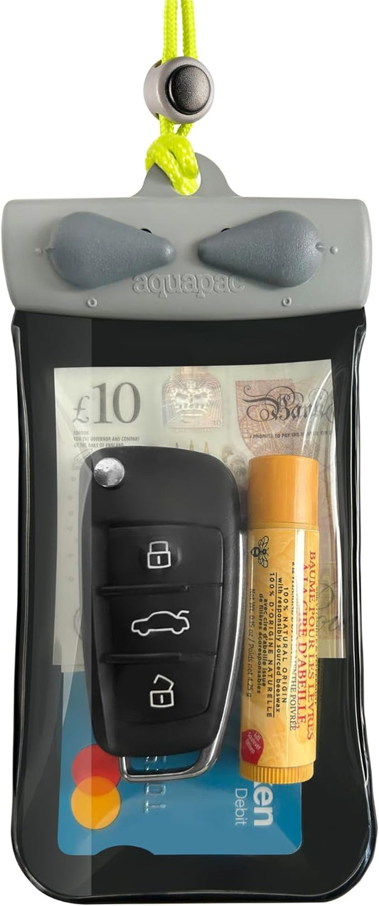 Aquapac Keymaster Waterproof Travel Case, Made in the UK, Carry Cord, Travel Essential, 5 Year Warranty, Watersports, Hiking, Mountain Biking, Running Accessory