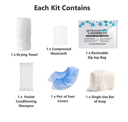 Compact Personal Shower Kit To-Go– Your Hygiene Companion for Travel, Gym, and Outdoor Adventures (1)