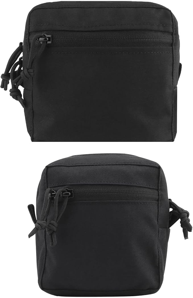 Tactical Molle Pouch Compact EDC Utility Gadget Pouch Waist Bags Sundries Storage Admin Organize Gear Gadget for Military Backpack Vest